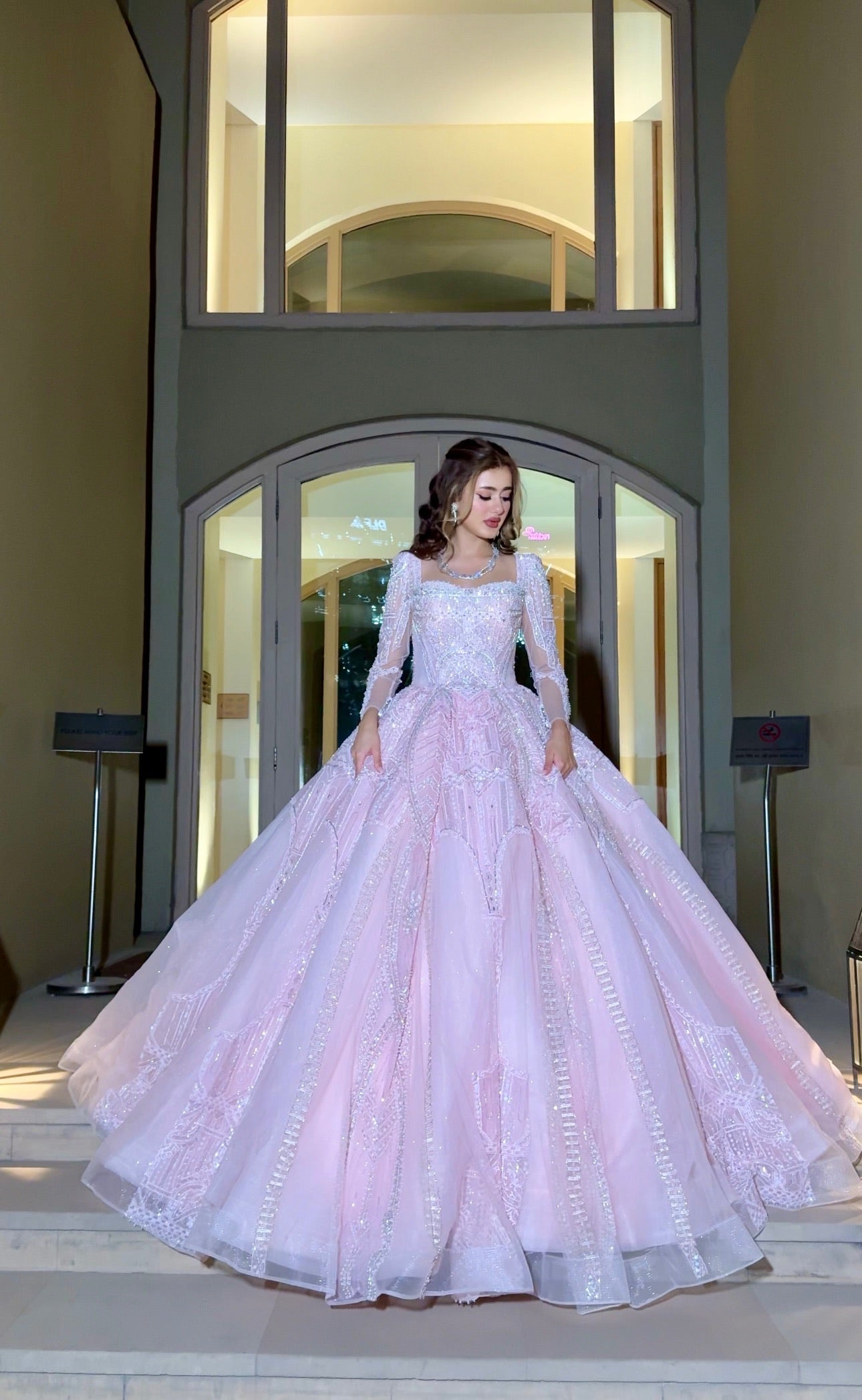 Lavender Princess Gown