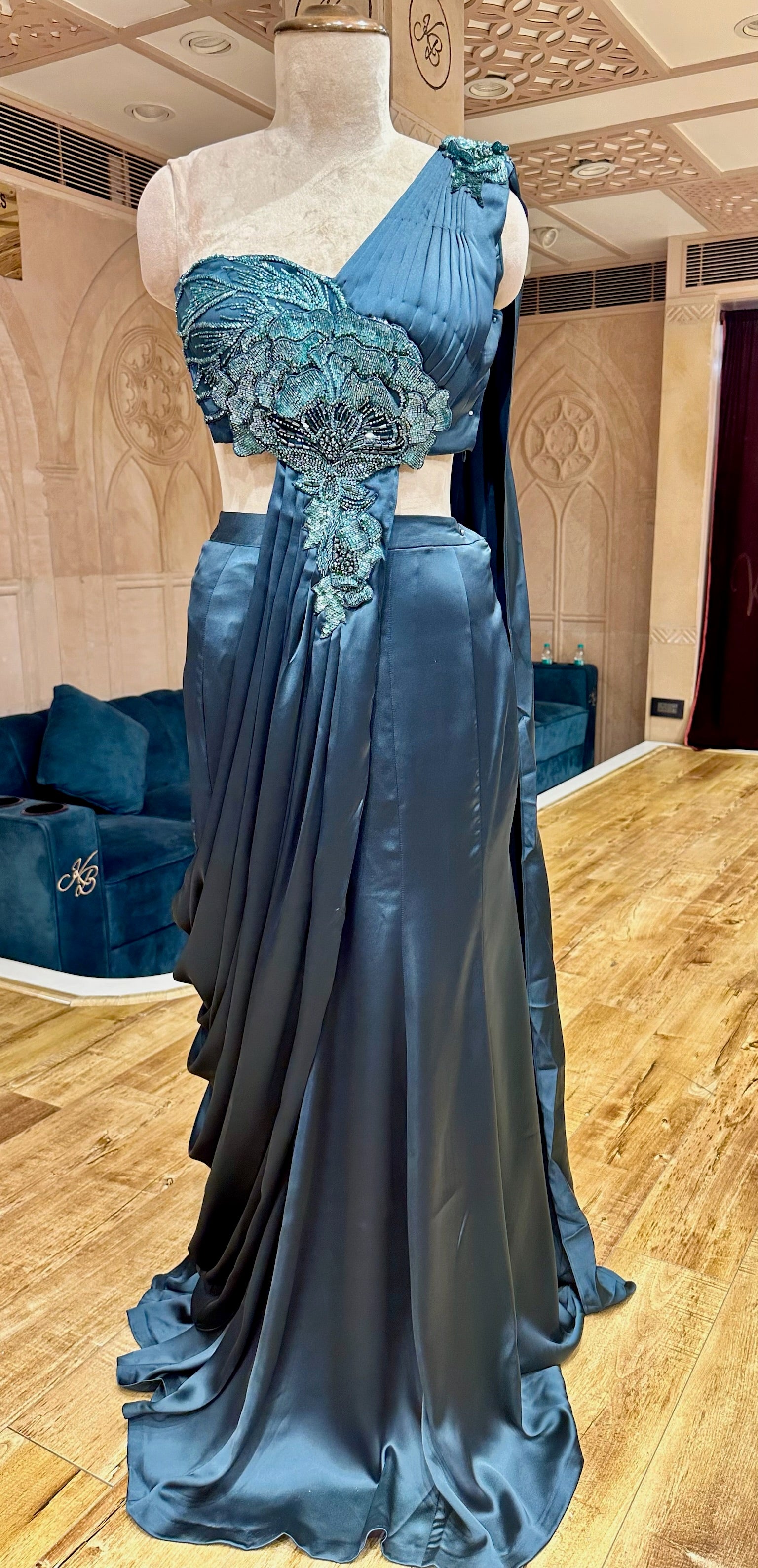 Midnight Majestic  Saree