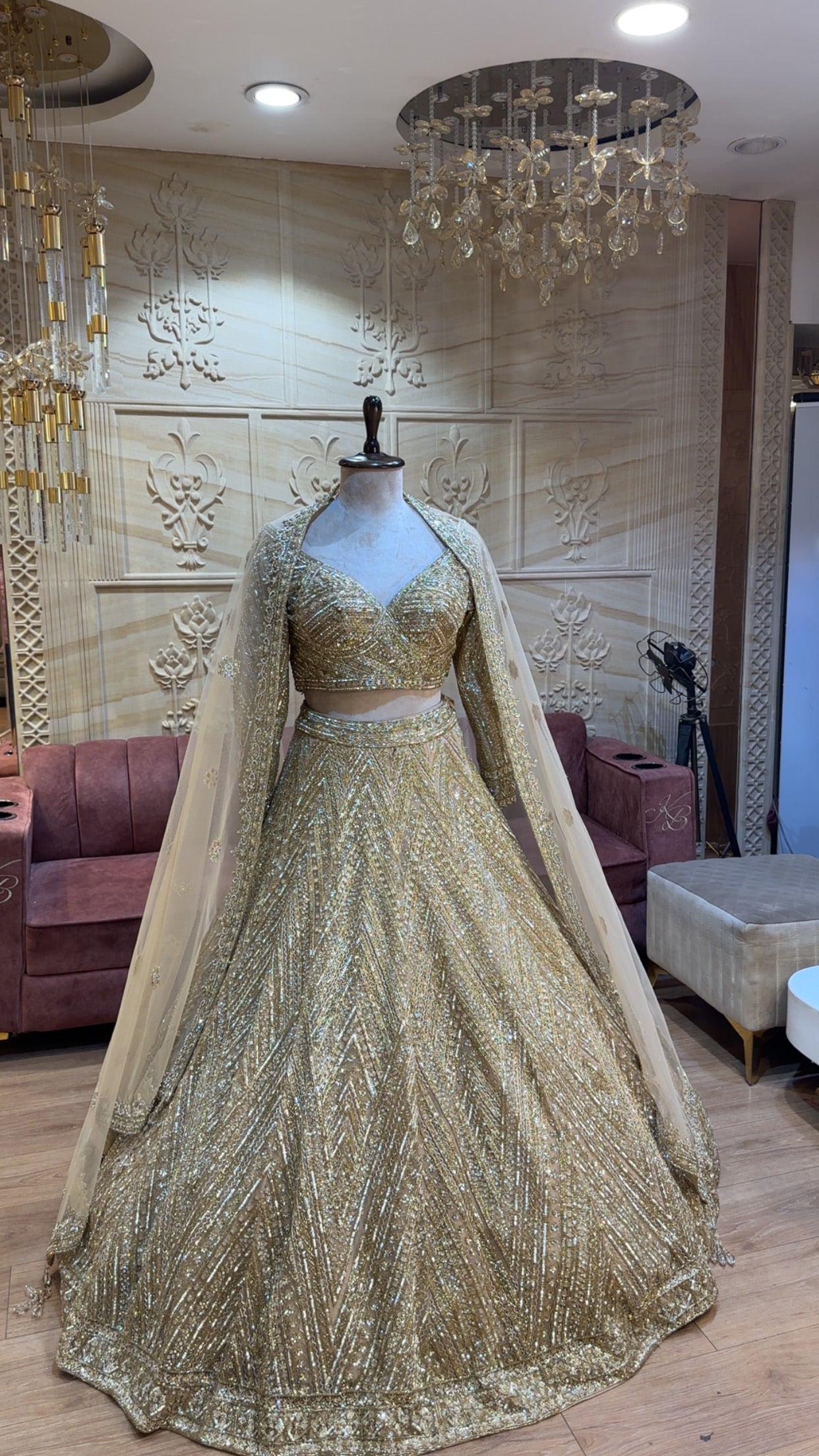 Obsidian Beat Lehenga