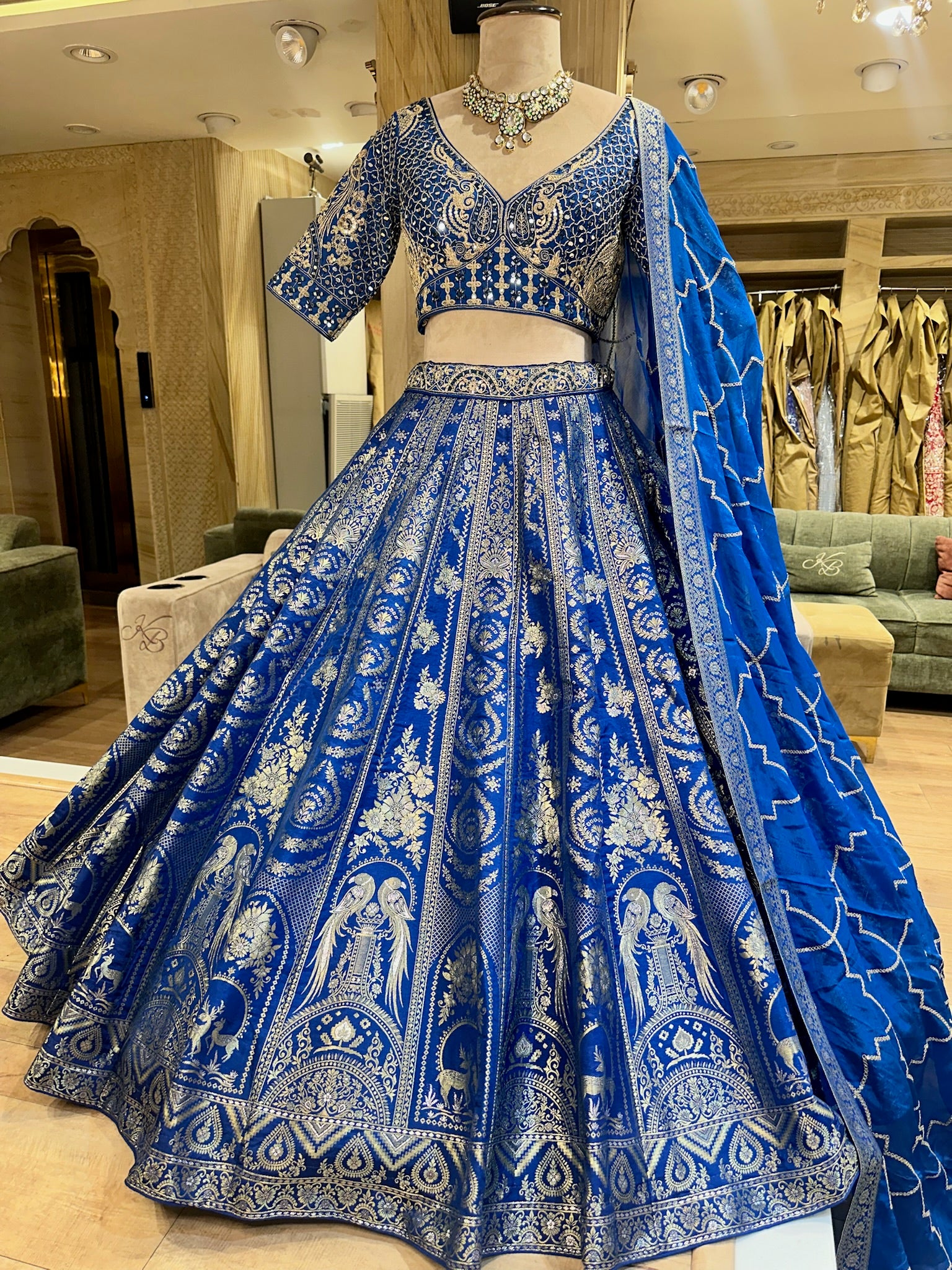 Midnight Queen Lehenga