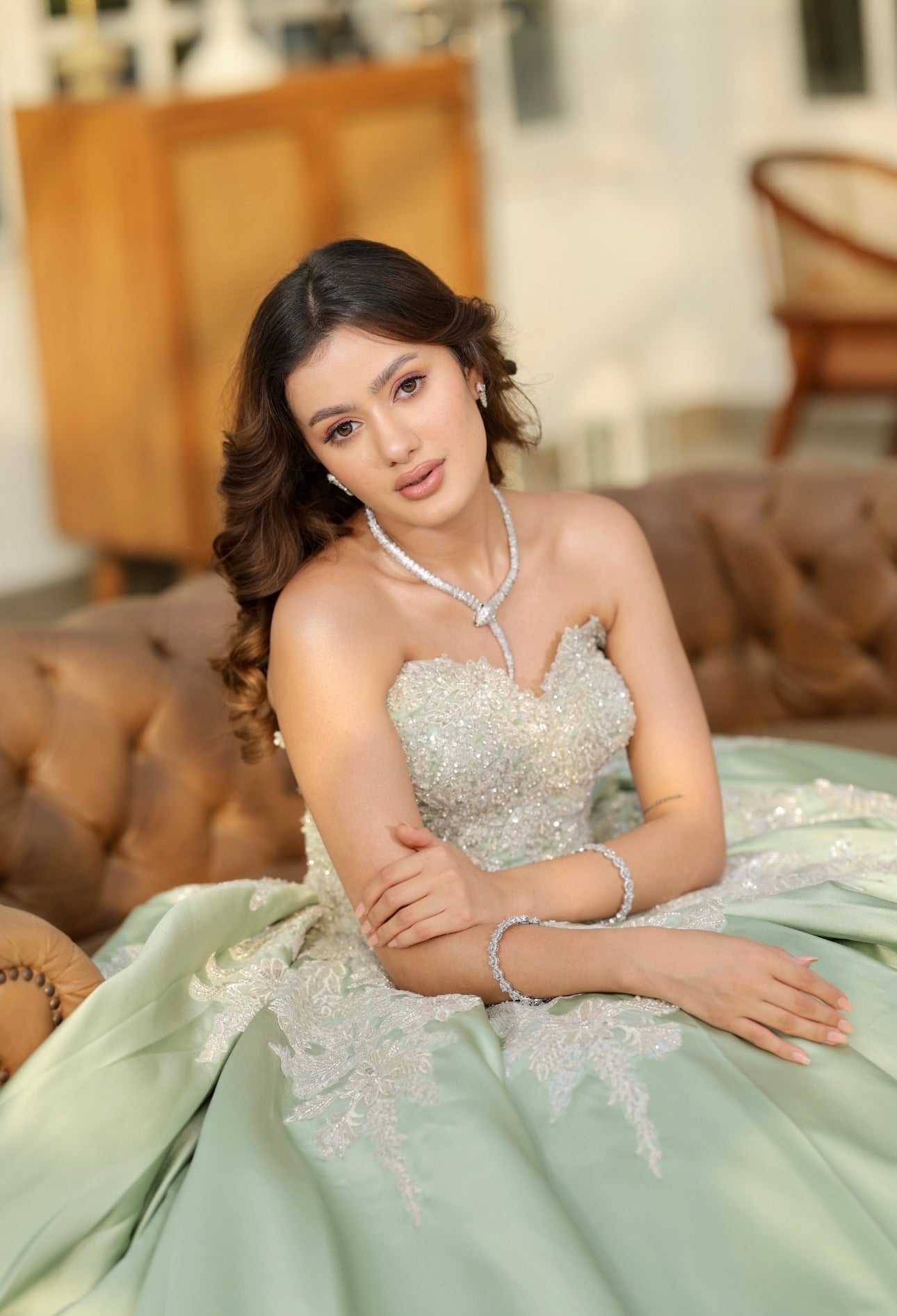 Shimmer Princess Gown