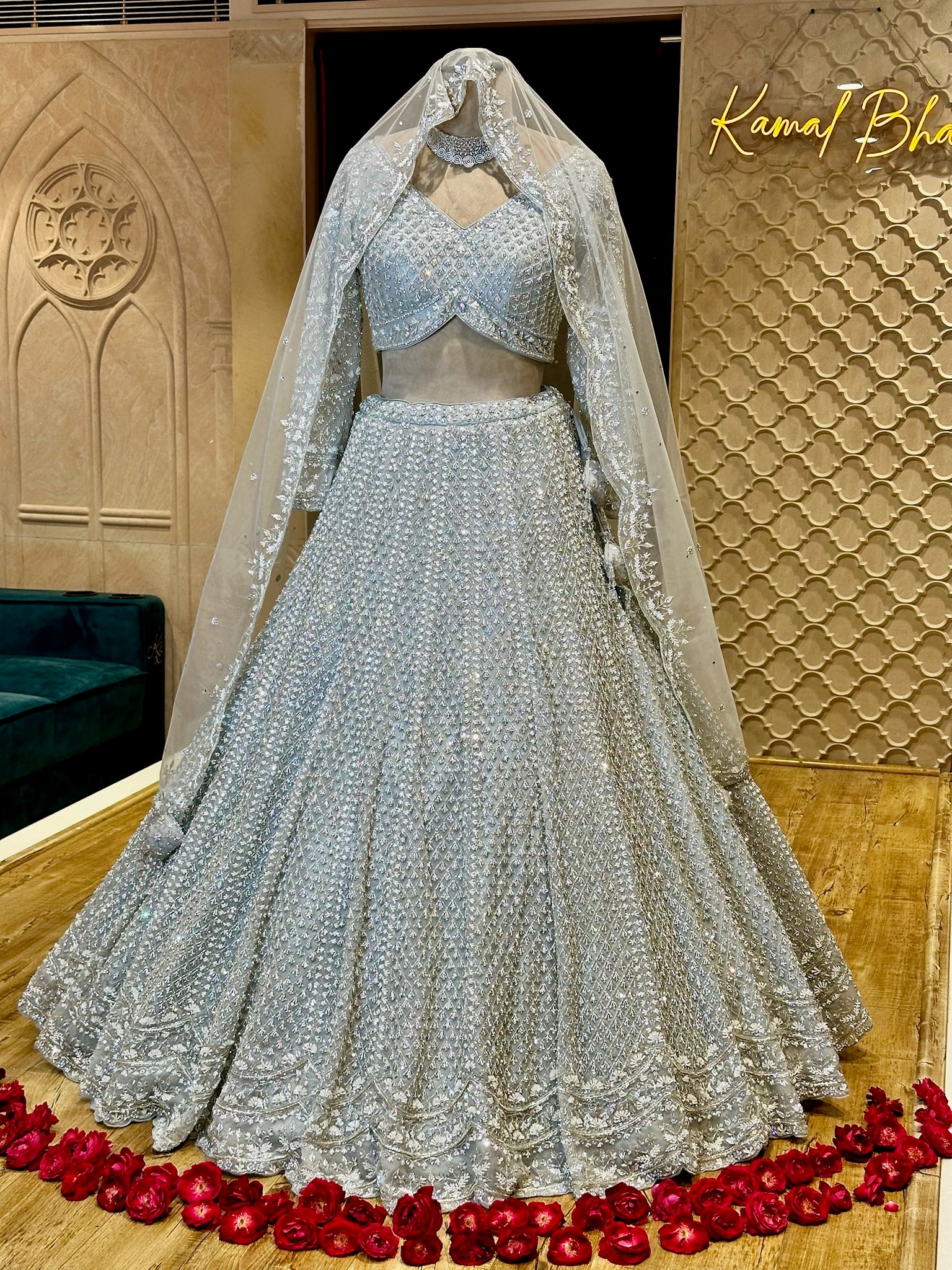 Neonrose Twist Lehenga