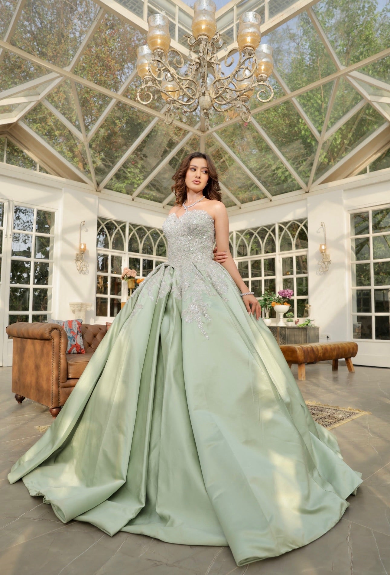 Shimmer Princess Gown